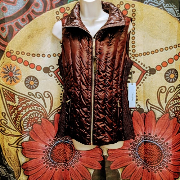 Calvin Klein brand dark maroon junior size m vest - Picture 3 of 3